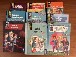 Die drei !!! - 9 Bücher, Titel siehe Fotos