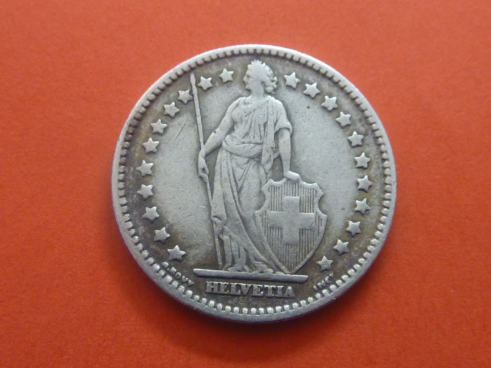 Tutti le monete: 1 Fr. 1908  -  Ungereinigt  - – Usato da Seon venduto da aee_7gpz 1