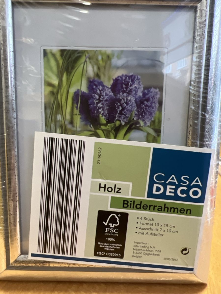 Cornici: 4 Silber Bilderrahmen Casa Deco NEU & OVP – Nuovo (secondo la descrizione) da Rorschach venduto da TrendyDeals 2