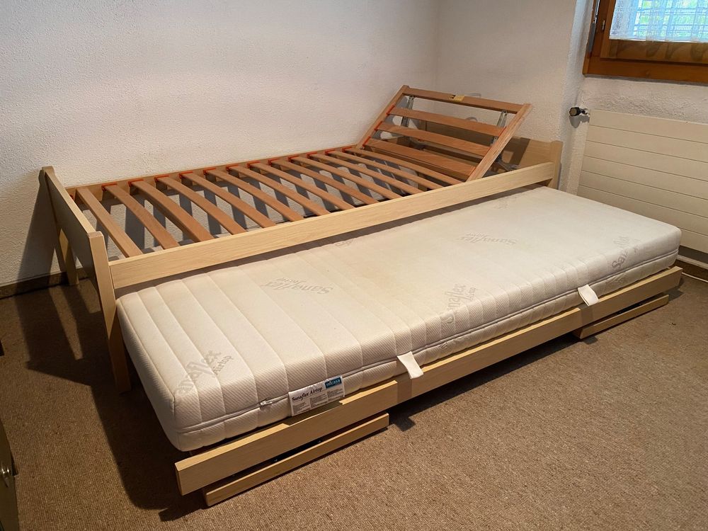 Verwunderlich Bett Ausziehbar Doppelbett Bilder