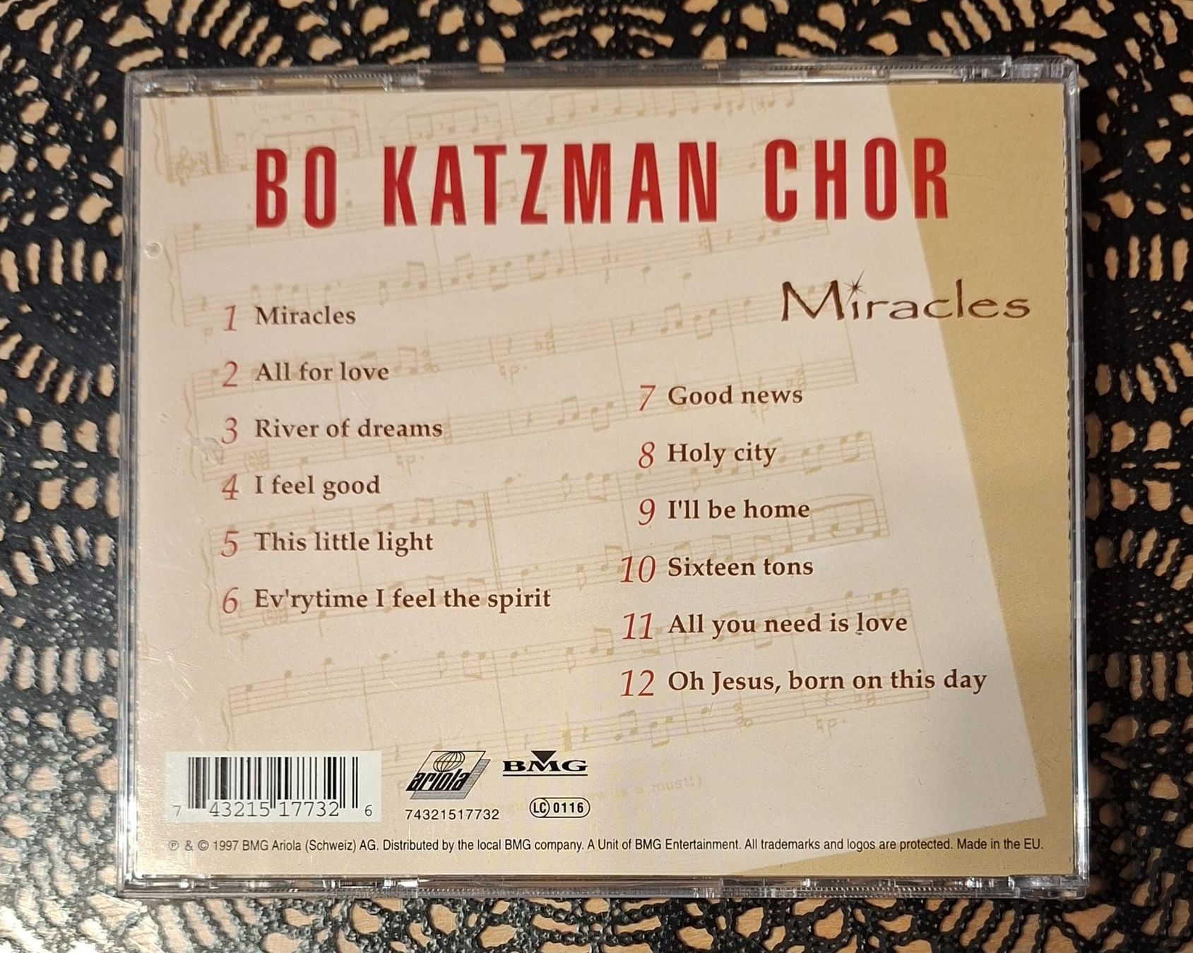 CD: Bo Katzmann Chor - Miracles, CH Pop CD Album 1997 – Usato da Schönenberg TG venduto da Gregolino76 1