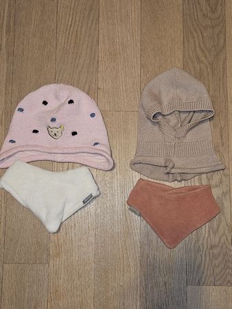 47 Mütze und Schal 2 Paar, Steiff, Wheat, Sterntaler