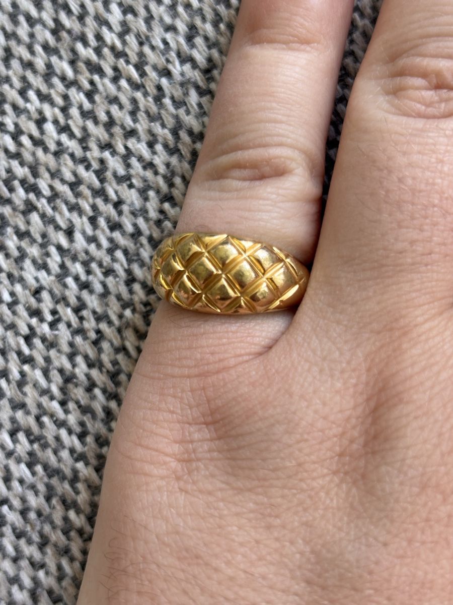 Anelli: Gold-plated vintage ring – Usato da Meyrin venduto da jess.etal