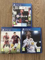 PS4 Spiele FIFA 15, 18 und 21