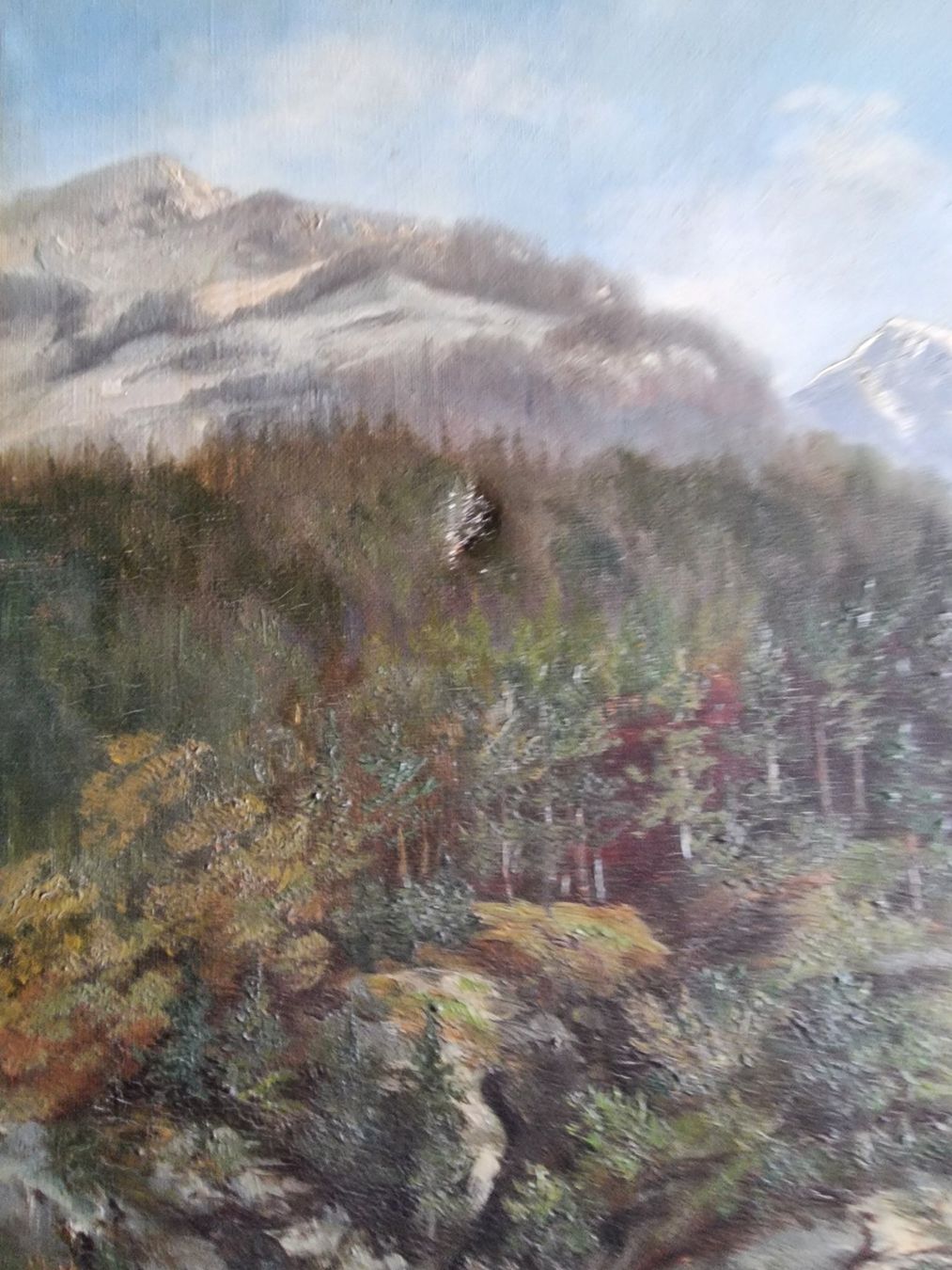 Gemälde: GEMÄLDE LANDSCHAFT OEL/ LEINWAND GRÖSSE 75X45CM – Gebraucht aus Gersau von kunst-online 8