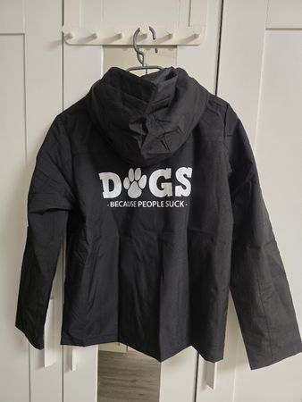Jacke Gr. M - Dogs because people suck