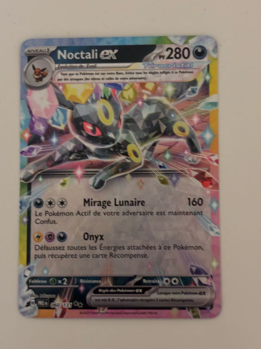 Pokémon Carte collezionabili: Carte Pokémon NOCTALI pre 060 fr – Nuovo (secondo la descrizione) da lausanne venduto da helderj