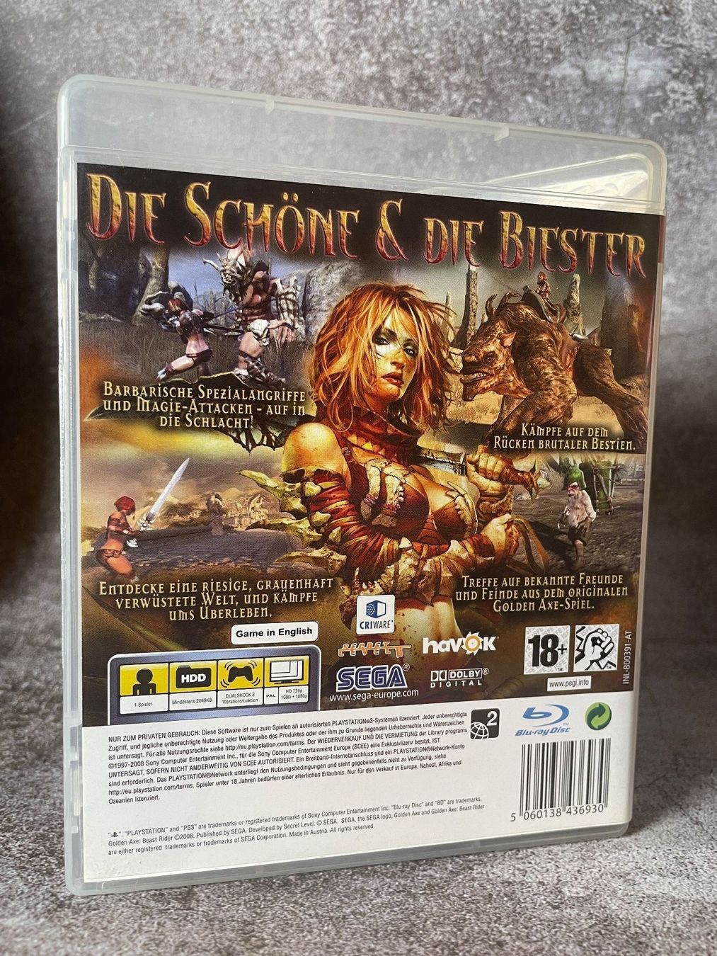 Giochi: Golden Axe: Beast Rider [PS3] – Usato da Niederwil SO venduto da BlueSonic 1
