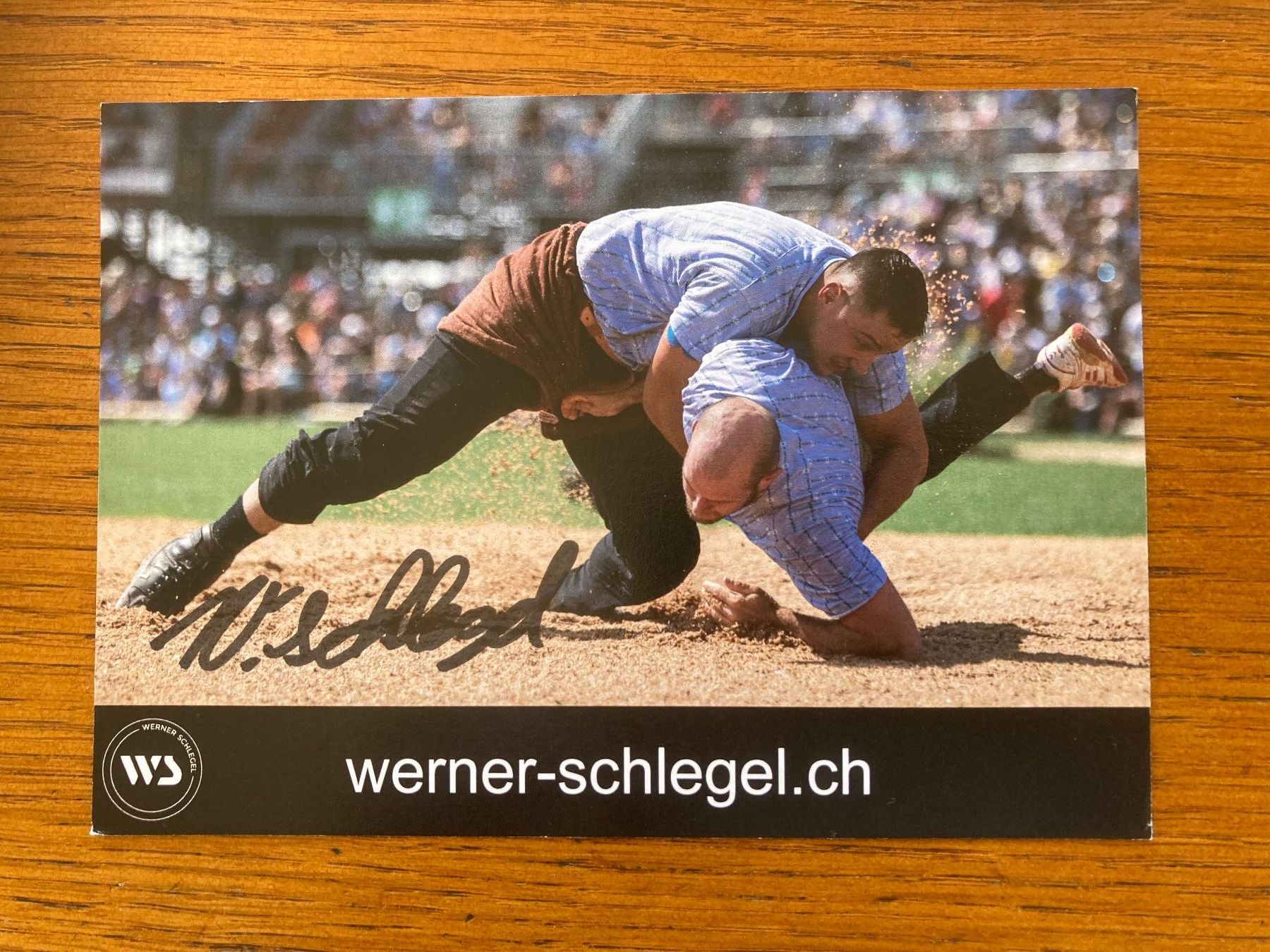Autogramme: Werner  Schlegel  /  orig. AK – Neu (gemäss Beschreibung) aus Lovens von Traktor69