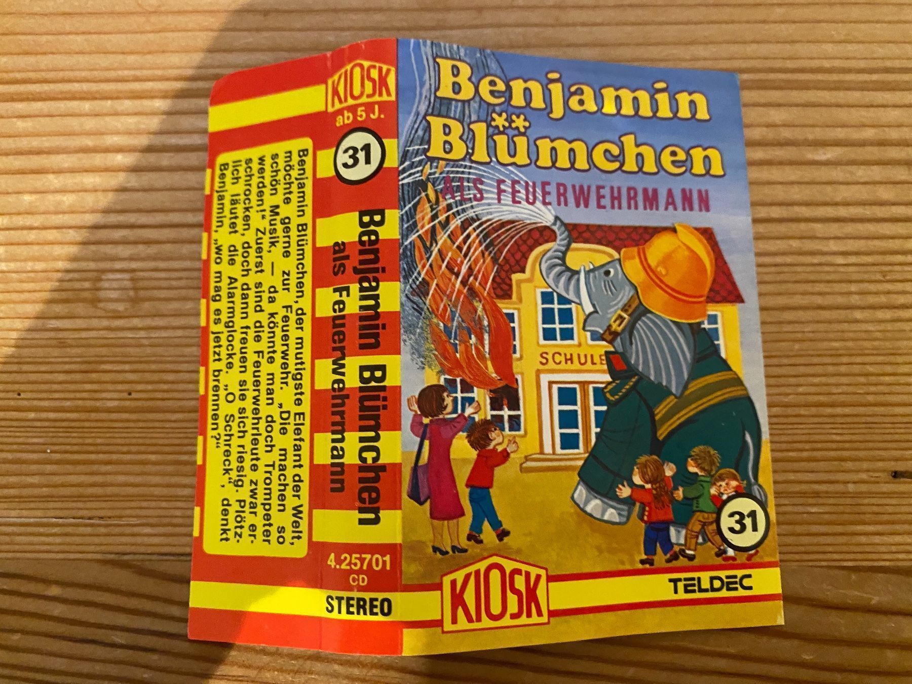 Musicassette: Kassette - Benjamin Blümchen (Folge 31) – Usato da St.Gallen venduto da kingsamas 3