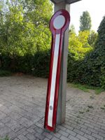 Emailliertes Eisenbahn Flügel-Hauptsignal 2.20m