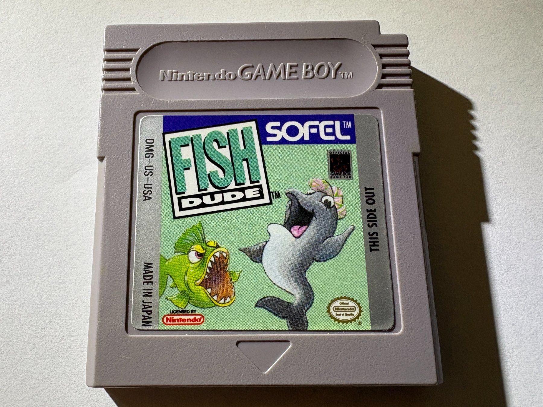 Nintendo Giochi: Fish Dude - Nintendo Game Boy - USA Modul - SELTEN – Usato da Zürich venduto da VintagePalace