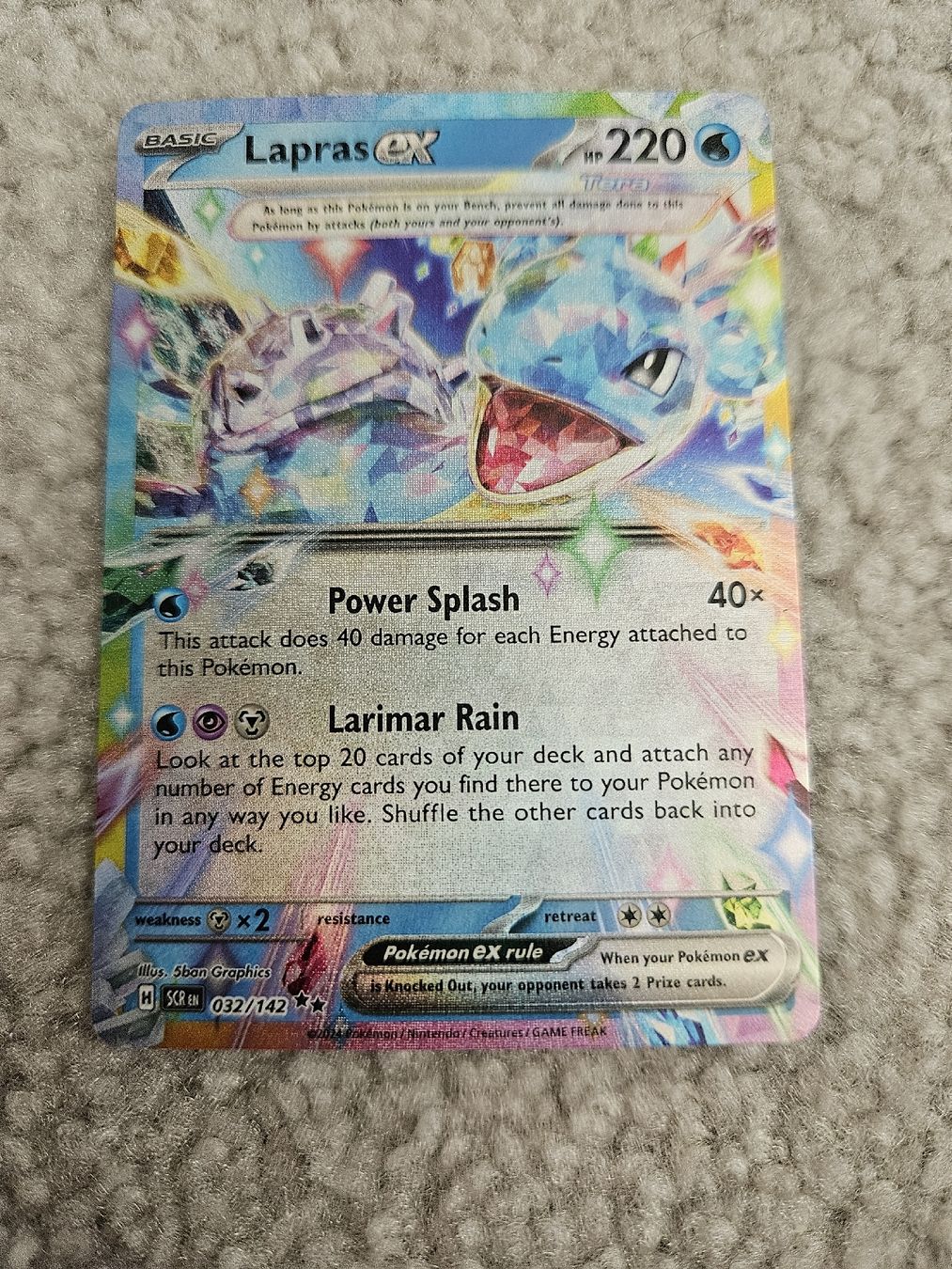 Pokémon Cartes à collectionner: lapras ex 032/142 – Neuf (Voir description) à Unterengstringen par Miwa