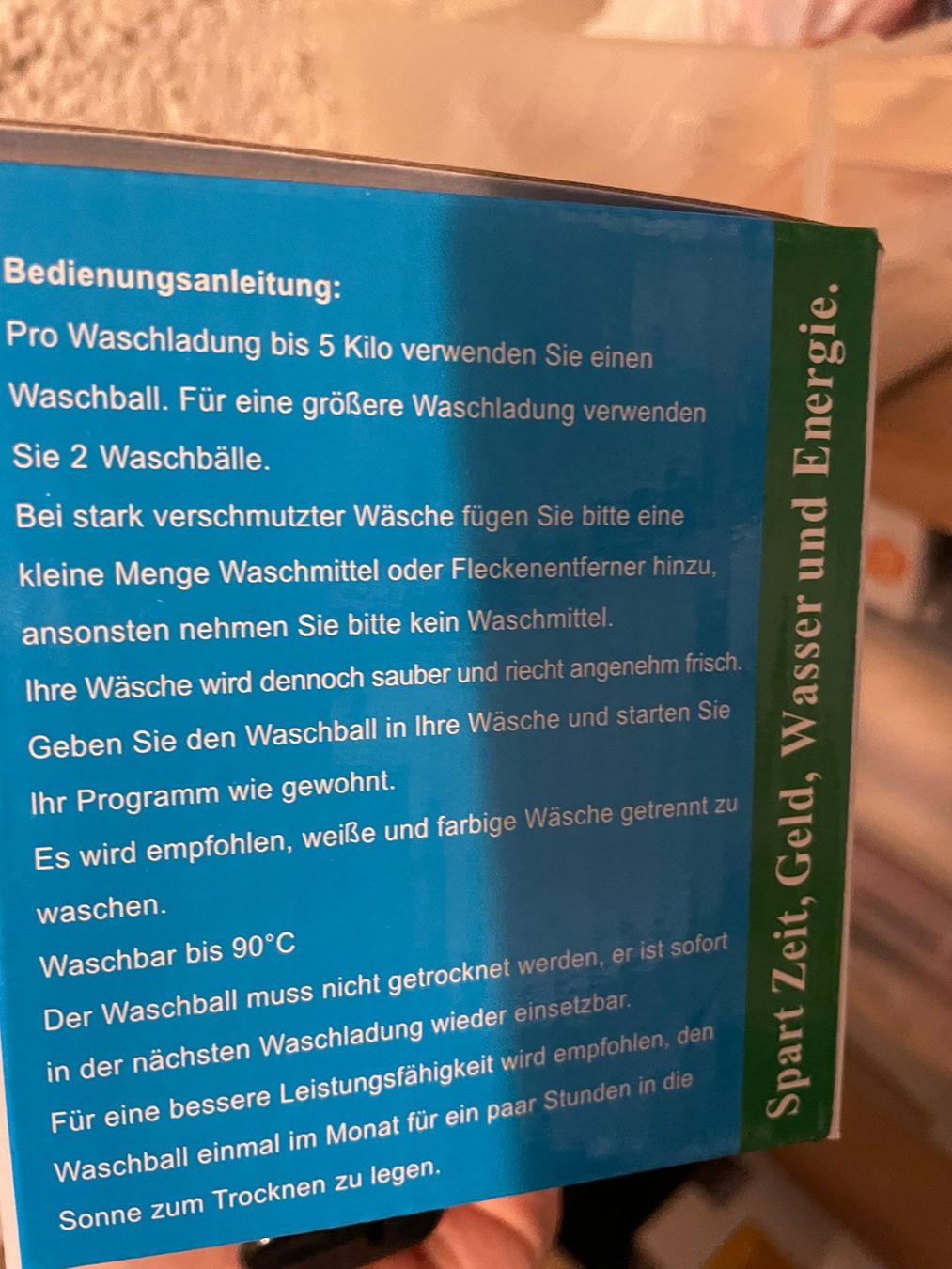 Pflegeprodukte: ökologischer Wasch Ball – Neu und originalverpackt aus Winterthur von calbecht 5