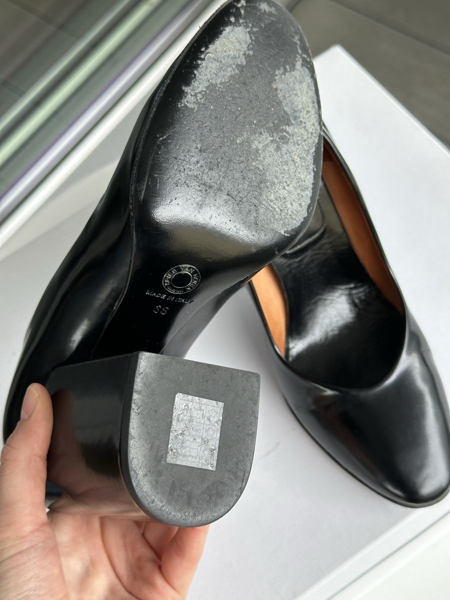 Dries Van Noten Scarpe da donna: Dries van Noten black leather heels – Usato da Luzern venduto da liz_6fgj 1