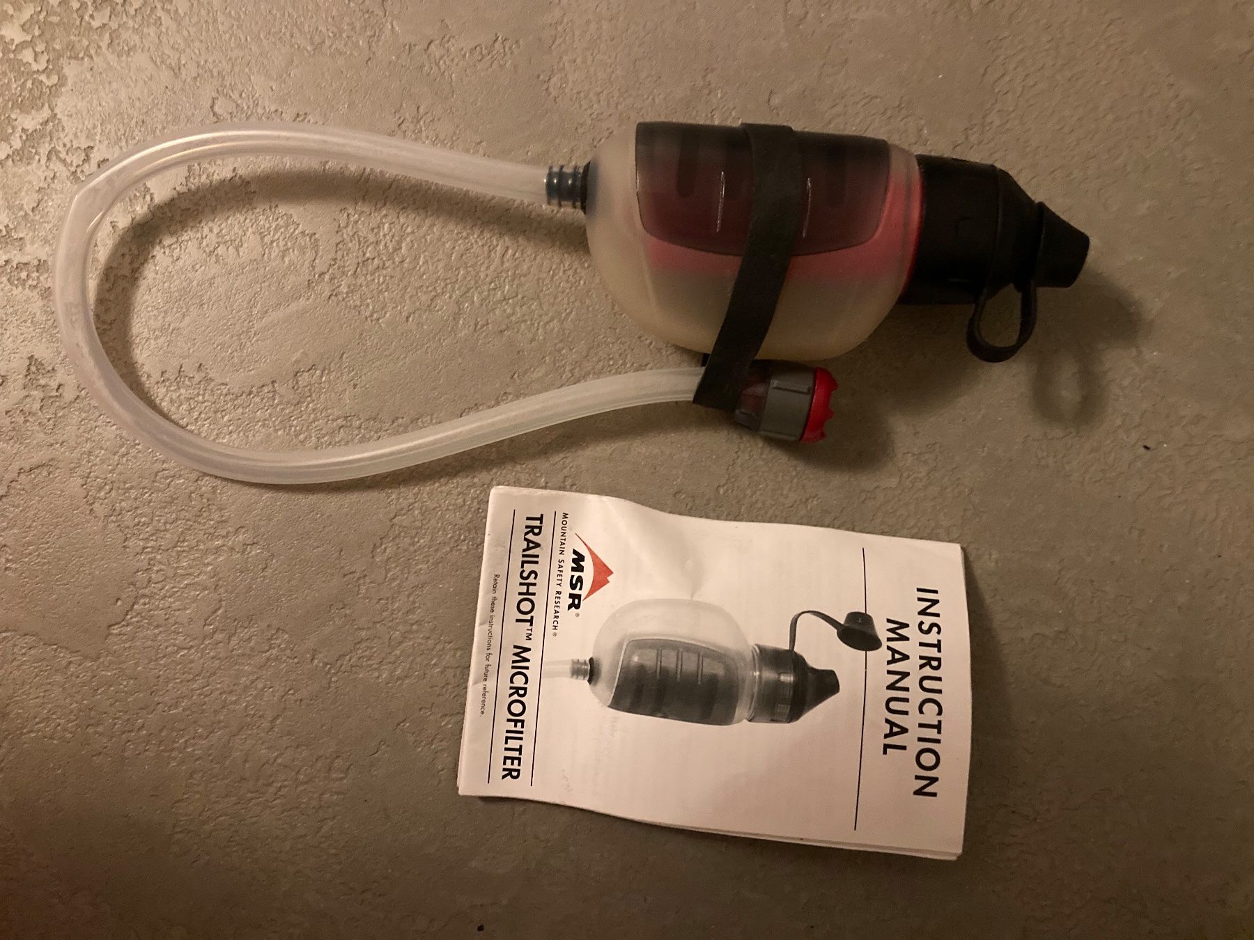 Sanitari: Outdoor Wasserfilte MSR, Trailshot Microfilter – Nuovo (secondo la descrizione) da Winterthur venduto da butterfly210