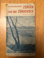 Exkursionskarte Zürich und der Zürichsee