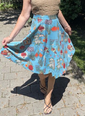 Gonna Frida Kahlo estiva taglia M/L- nuova