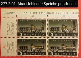 MA426) 277.2.01, Abart fehlende Speiche postfrisch