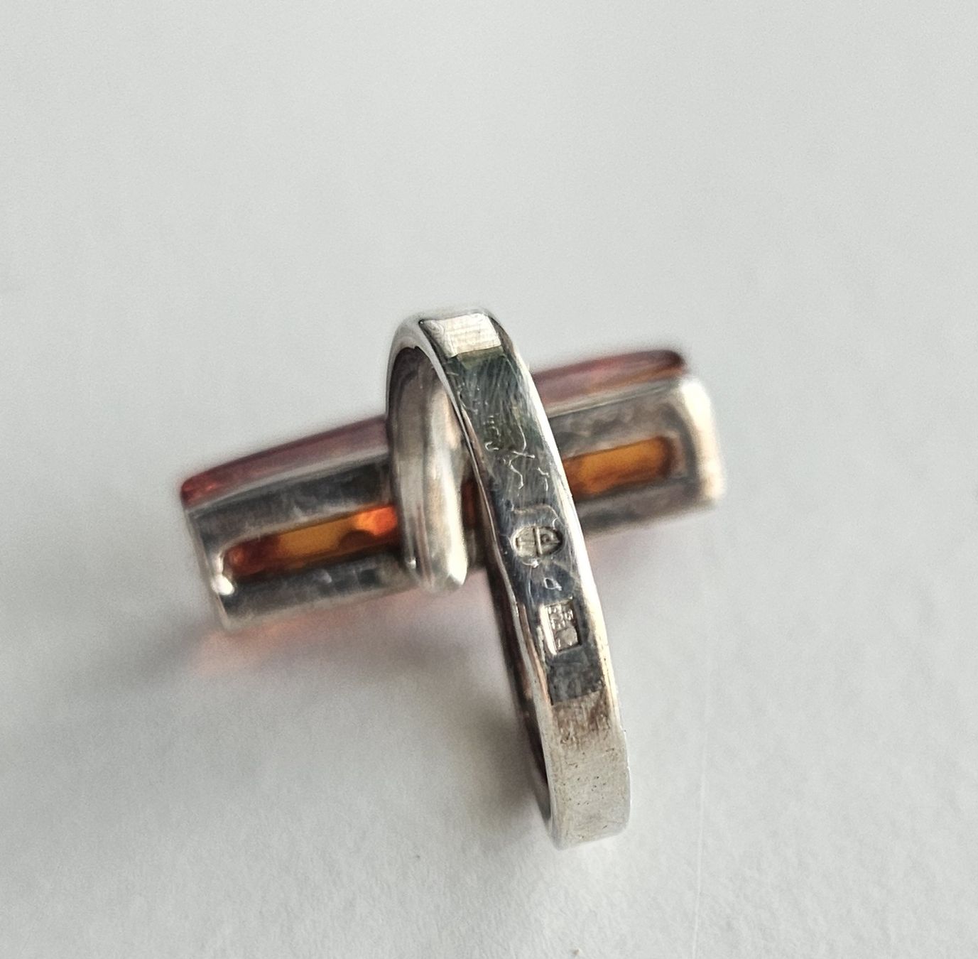 Ringe: Silberring Bernstein rechteckig Grösse 55 – Neu (gemäss Beschreibung) aus Bülach von ane_yn2b 1