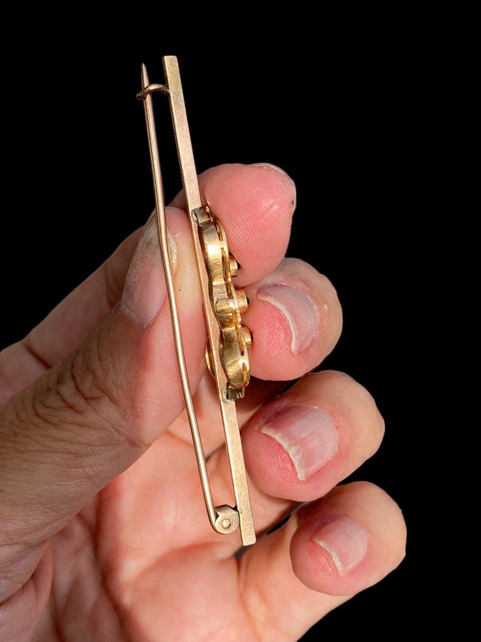 Spille & Fermagli: Antike Art Deco 14K Gold Brosche Ca. 1930 – Usato da niederbipp venduto da Esbenz 4