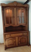 Vollholz Schrank Vitrine