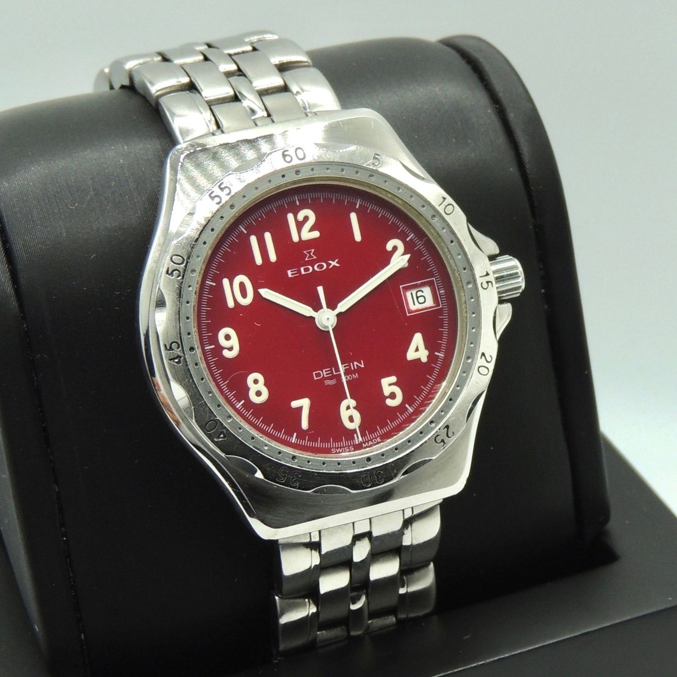 Edox Orologi: Montre Edox Delfin vintage – Usato da Lausanne venduto da DuGoutetdesCouleurs 1