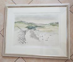 Grosse original Radierung Walter Dick, Nr. 39/50, signiert
