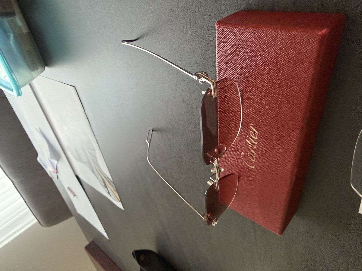 Cartier Occhiali & Lenti: Sonnenbrille Cartier randlos – Usato da Hausen AG venduto da marsonadel 2
