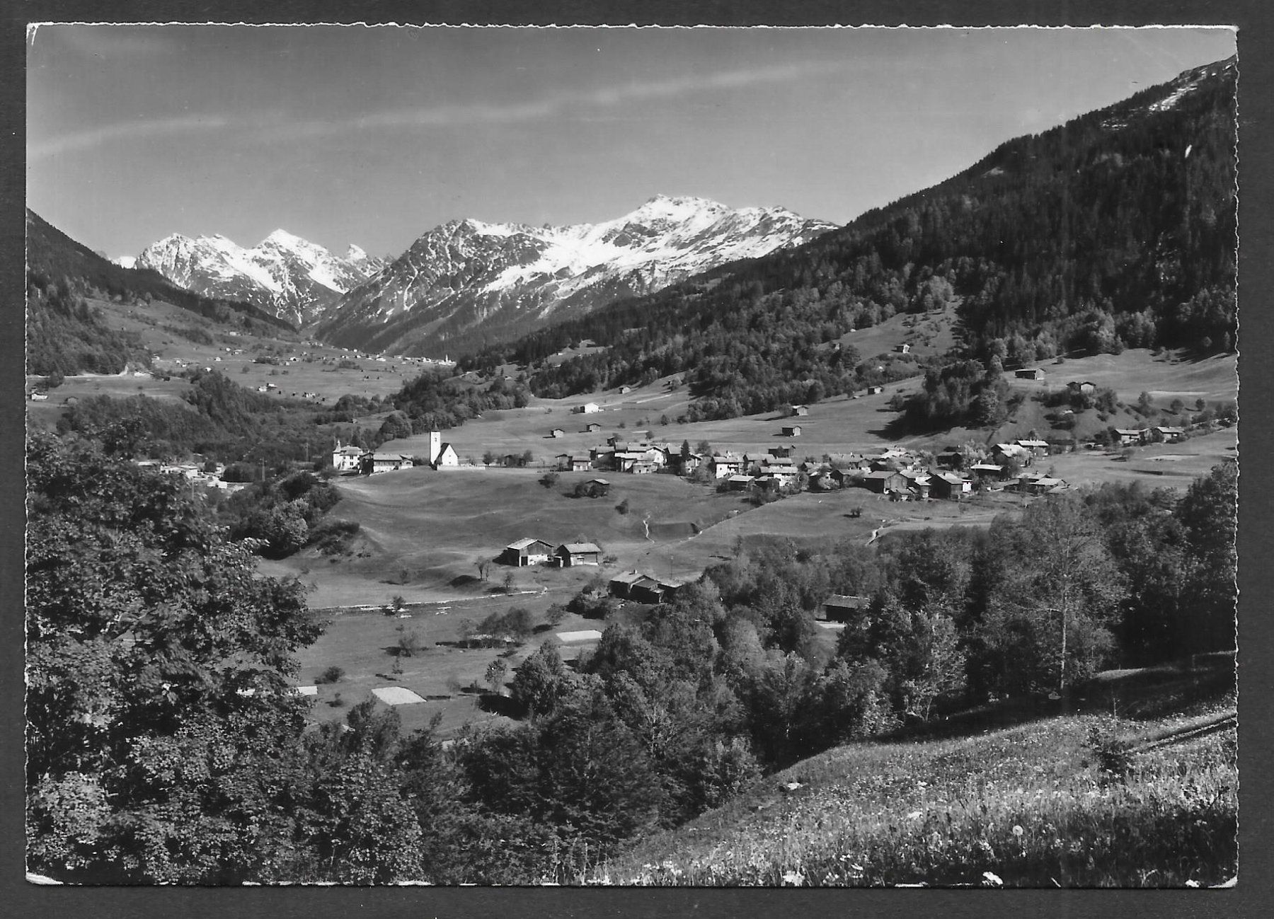 Cartoline postali: Klosters - Serneus gegen Silvretta – Usato da Olten venduto da clotaldi