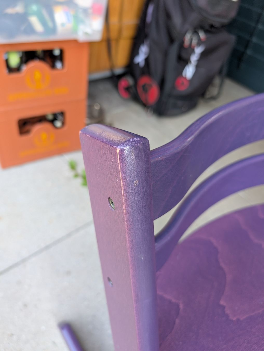Stokke Seggioloni: Stokke Tripp Trapp in Violett – Usato da Dielsdorf venduto da Faebuva 1
