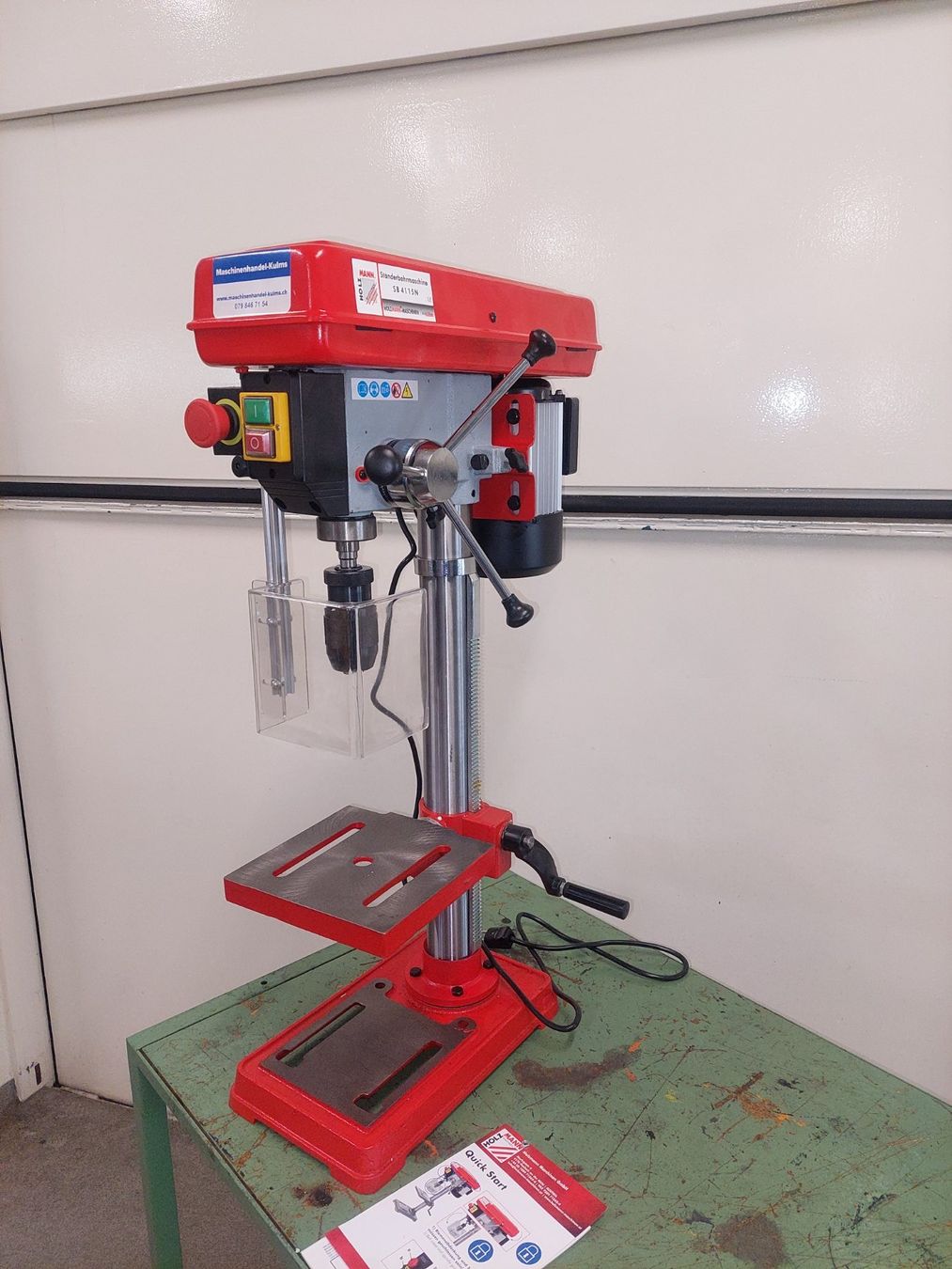 Trapani: Tischbohrmaschine SB4115N-400V – Nuovo e nell'imballaggio originale da Aarwangen venduto da Maschinenhandelkulms 2