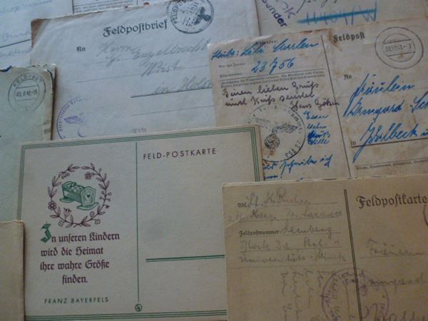 Tutti i francobolli: Lot ++ über 30 alte Belege Feldpost DR – Usato da Walkringen venduto da Casablanca777 7