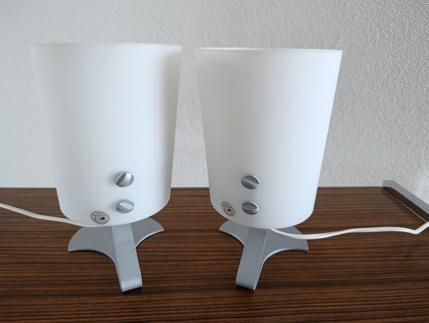 Murano Lampade: 2 Murano Tischlampen, made in Italy – Usato da Wil SG venduto da Donaldus 6