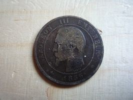 10 Centimes Napolen III, 1855, s-ss