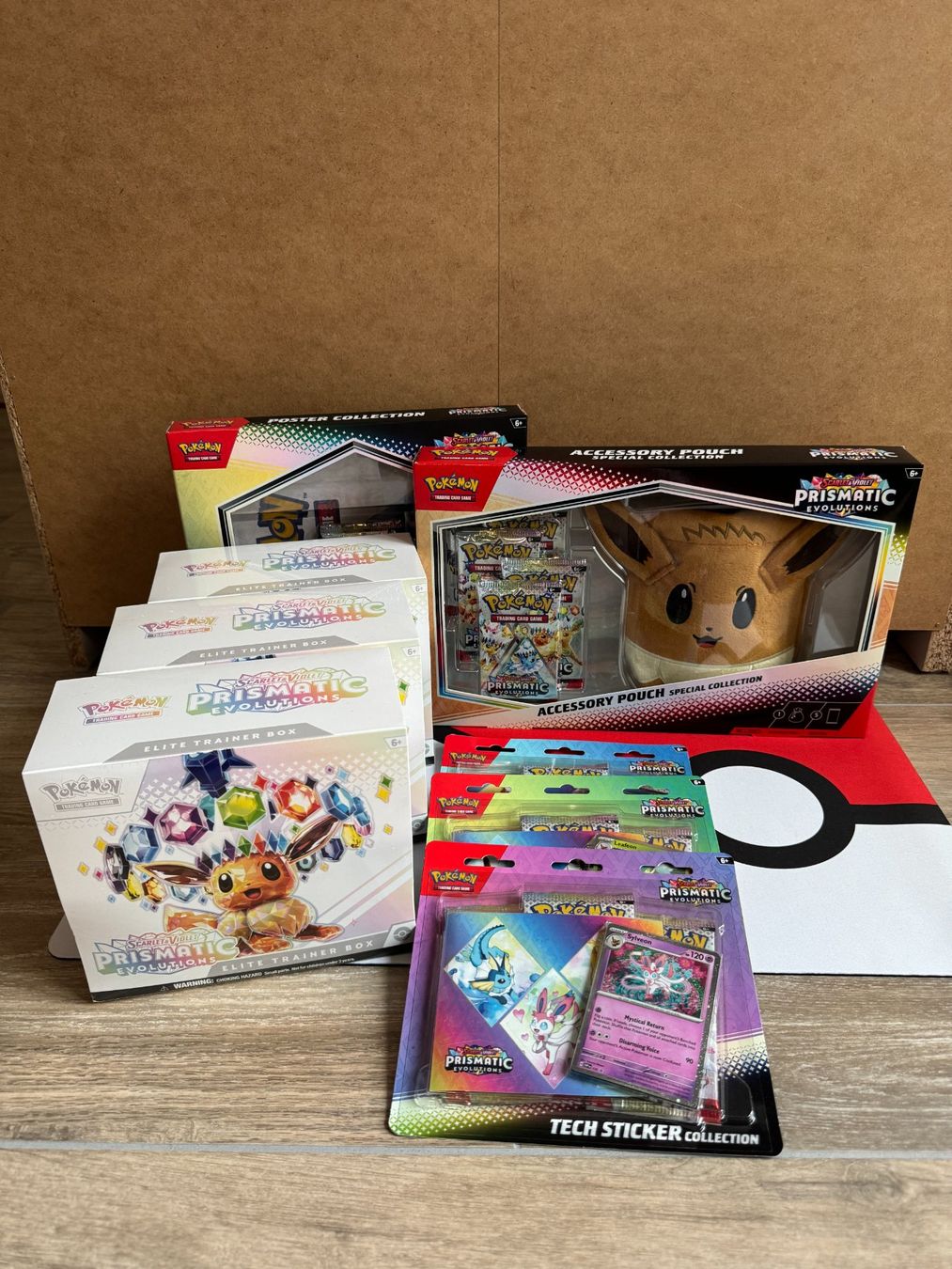 Pokémon Carte collezionabili: Pokémon Prismatic Evolutions ETB / Div. Bundle alles OVP – Nuovo e nell'imballaggio originale da Oberwil BL venduto da Chelsea26