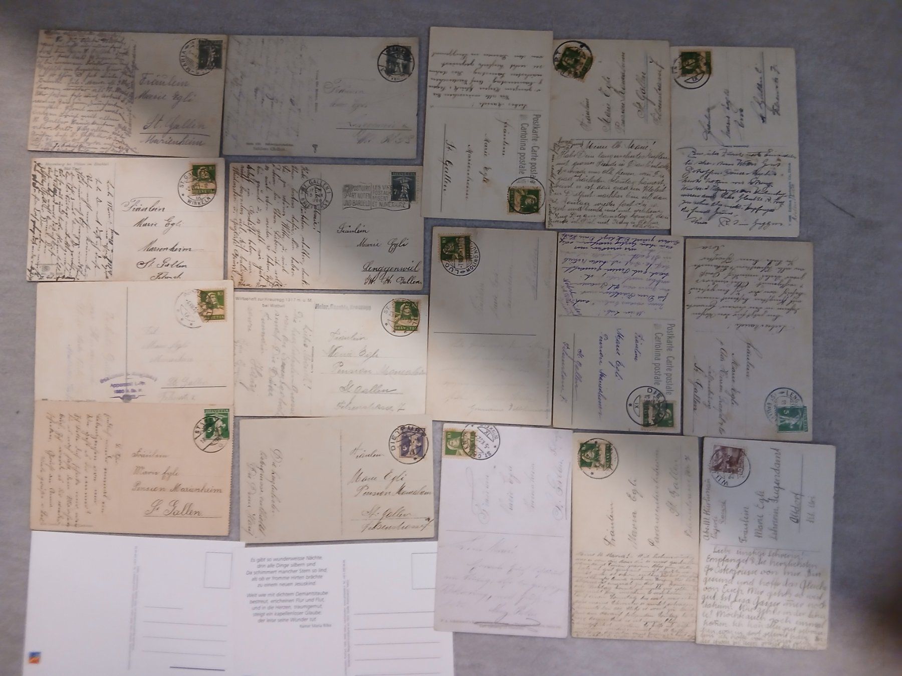 Cartoline postali: Alte Ansichtskarten Konvolut mit Ostern Weihnachten Schwe... – Usato da Sonnental venduto da maec69 1