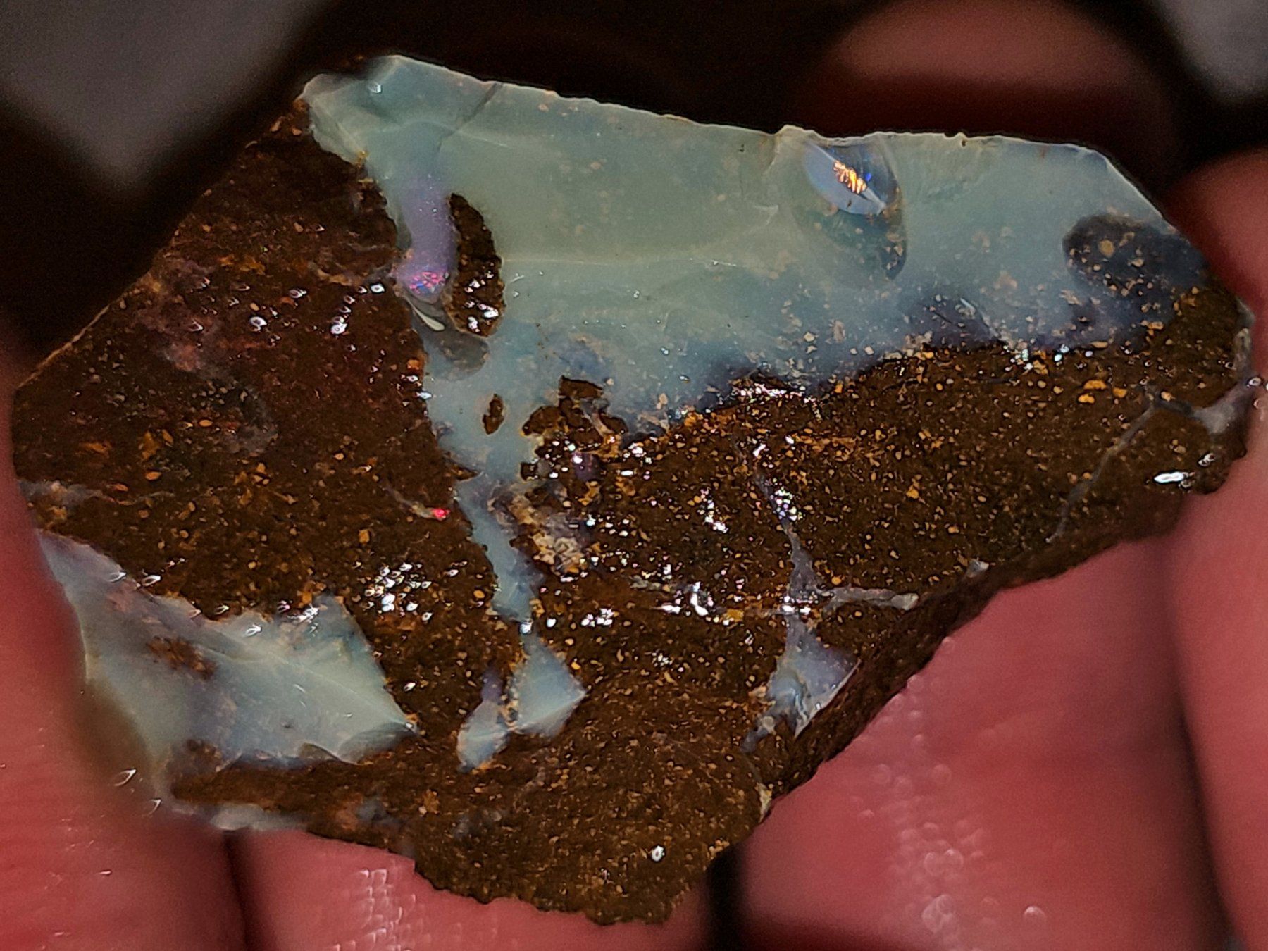 Pierres précieuses: Australischer Boulder Opal Rohstein – D'occasion à Uerkheim par Winwinner 2