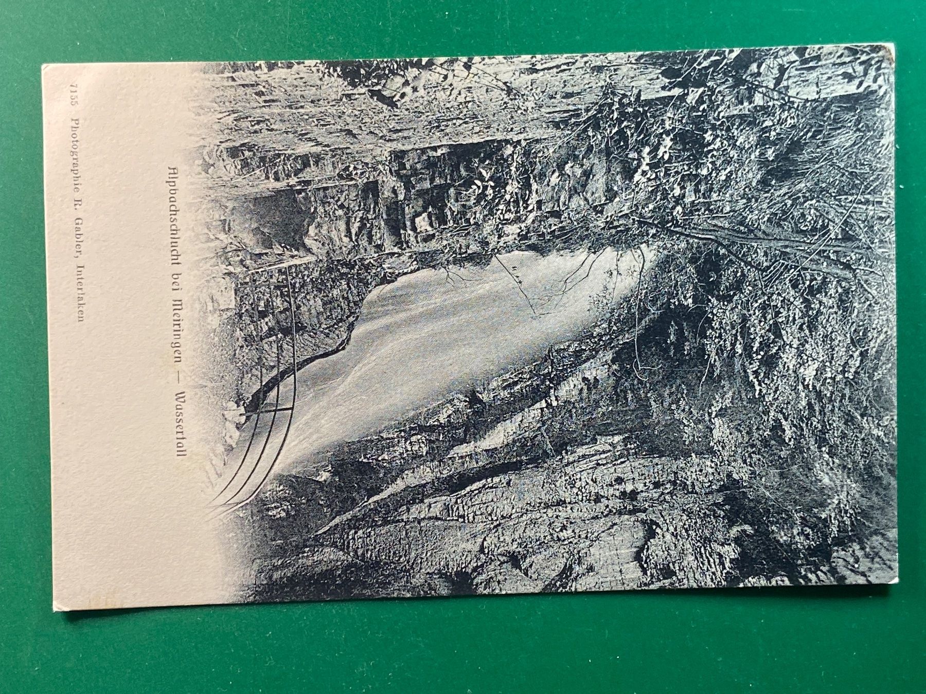 Cartoline postali: Alpbachschlucht bei Meiringen – Usato da Steg VS venduto da _vinci_