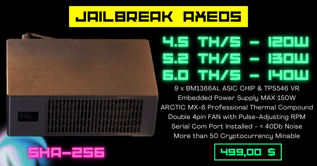 Bitmain Coin Miner: WiFi Miner 4.5-6.0 TH/s – Nuovo e nell'imballaggio originale da Rorschach venduto da Manuel-Zeno 1