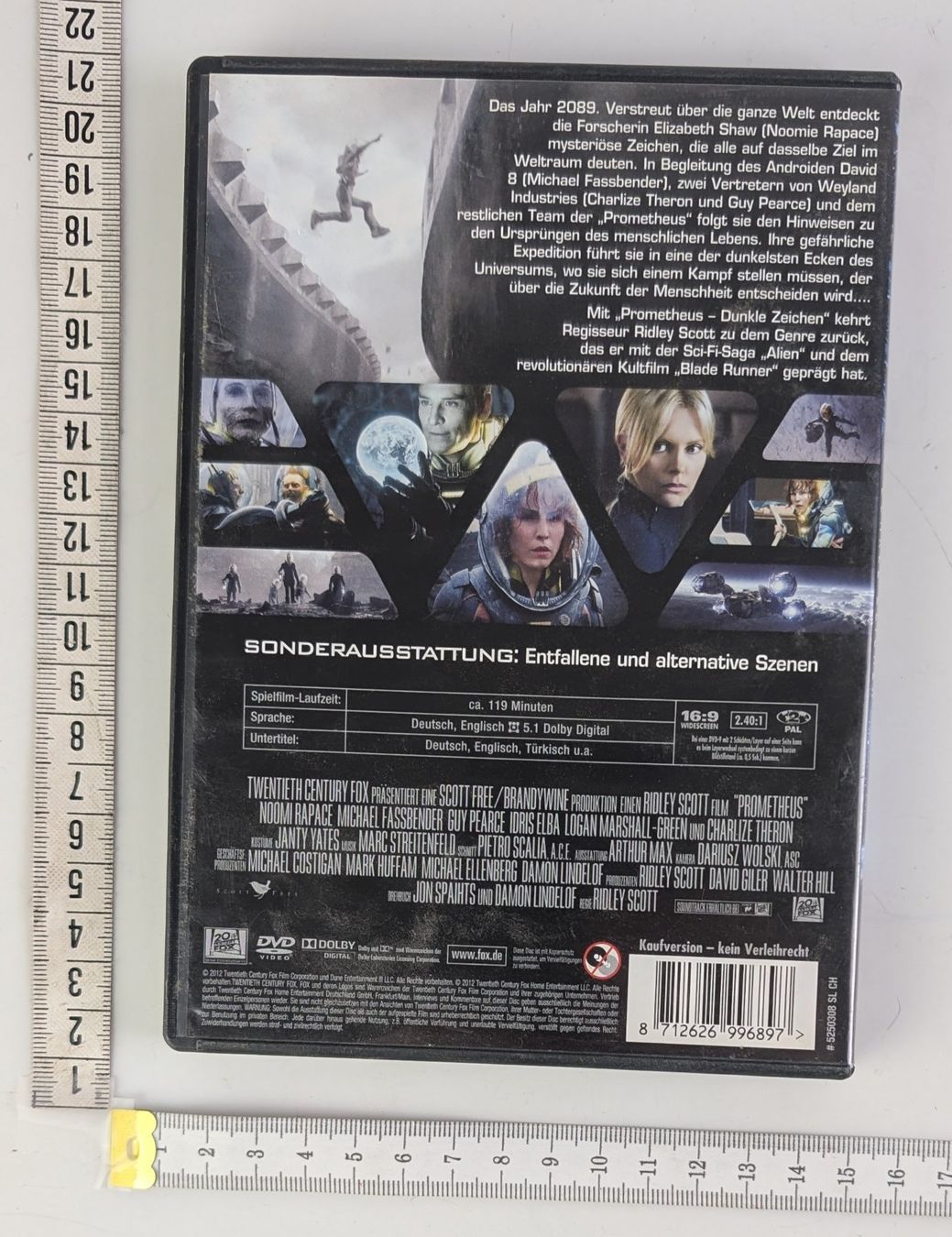 Alle DVDs: Prometheus - Dunkle Zeichen DVD, Sci-Fi – Gebraucht aus Zürich von axolottchen 1