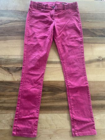 Benetton Skinny Stretch Jeans pink Grösse 152 Mädchen