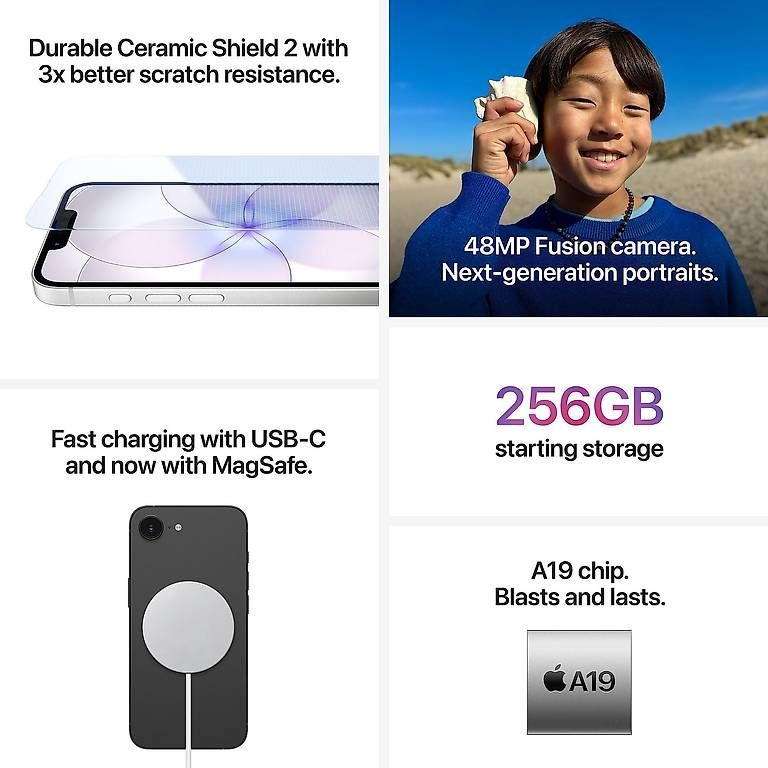Apple Telefoni cellulari / Smartphones: Apple Iphone 17e 256GB black Neu – Nuovo e nell'imballaggio originale da Hergiswil NW venduto da allmendkoenig 4