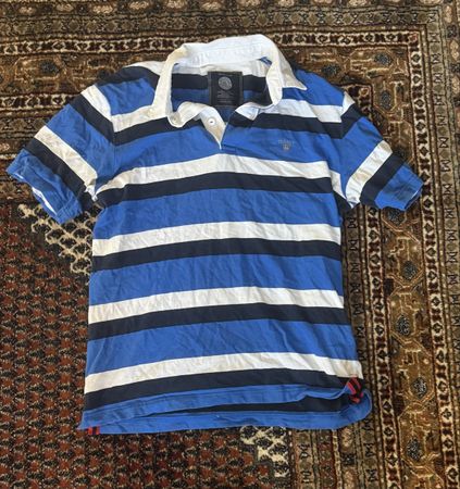 Blue polo shirt