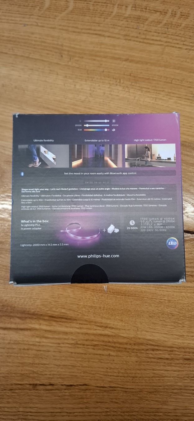 Philips Lampade: Philips Hue Lightstrip Plus 2m - Neu! – Nuovo e nell'imballaggio originale da Guntershausen venduto da Jtattoo 1
