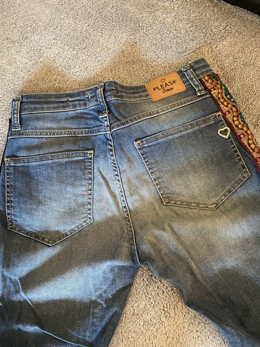 Please Jeans Jeans: Please Jeans mit Pailletten Gr XS – Usato da Schönenberg ZH venduto da Pfupfli1 5