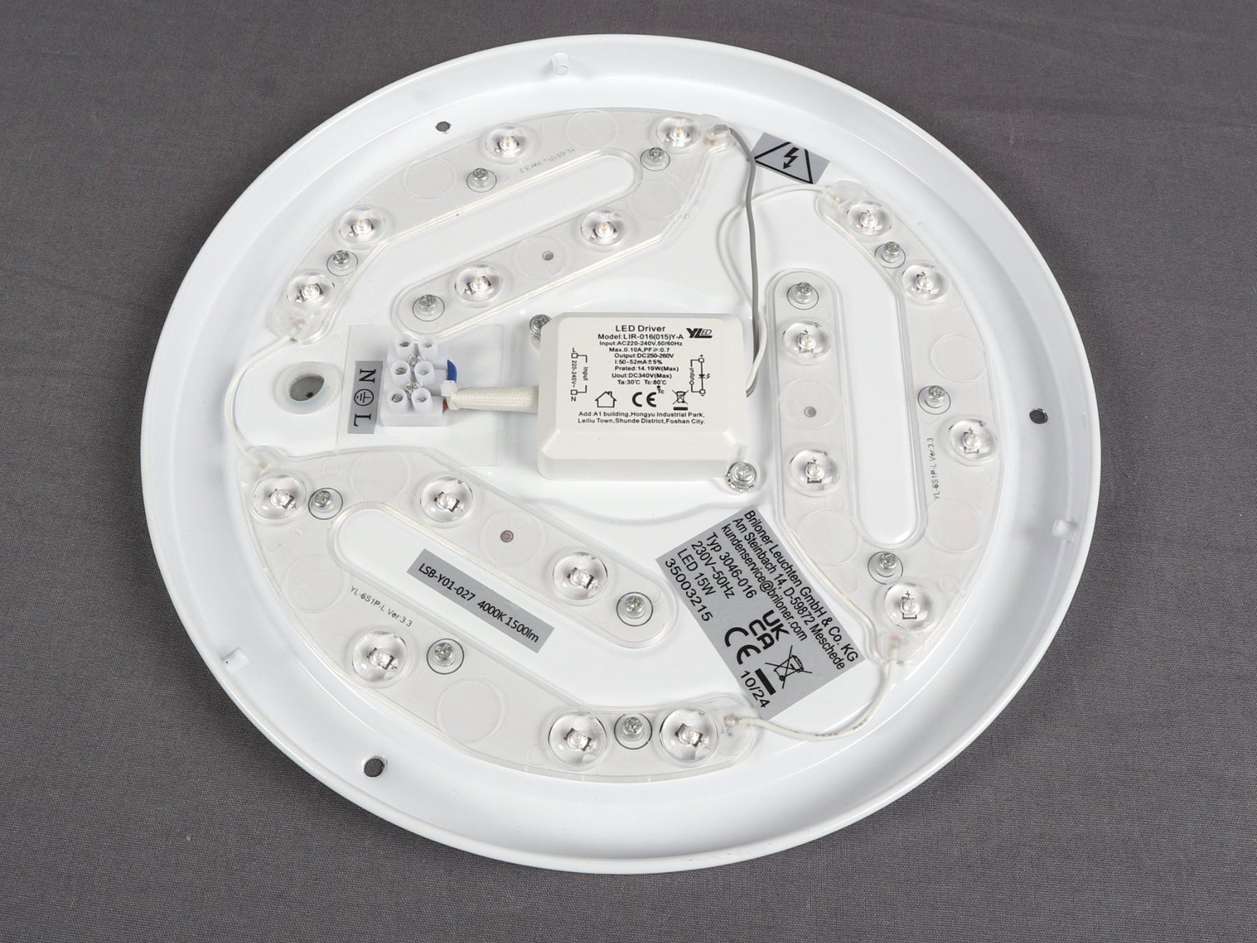 Kronleuchter & Deckenlampen: BRILO Deckenleuchte Led 15W – Neu und originalverpackt aus Steinen von Restwert_Steinen 3