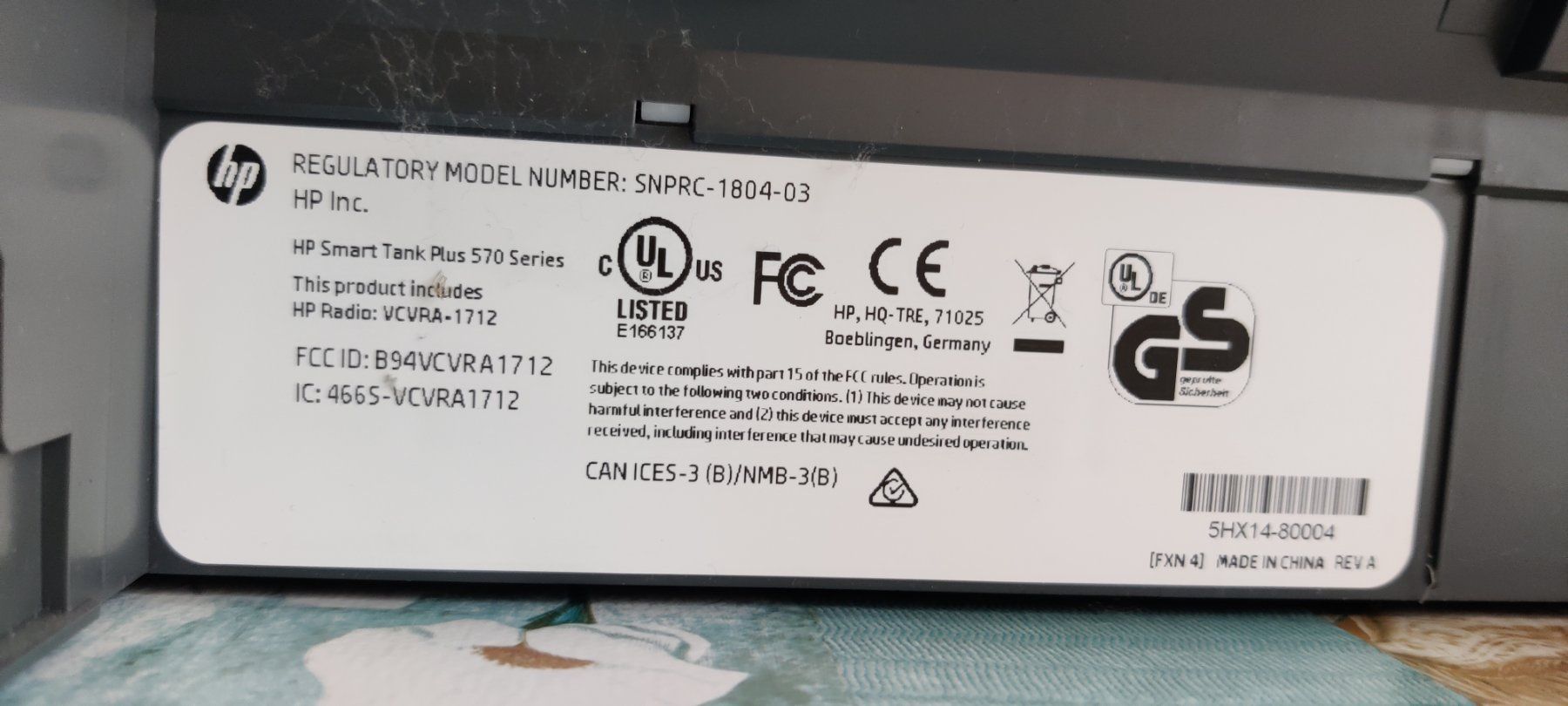 Hewlett Packard Stampanti: HP Smart Tank Plus 570 Multifunktionsdrucker WLAN / Scanner – Difettoso da Zürich venduto da sendbad 5