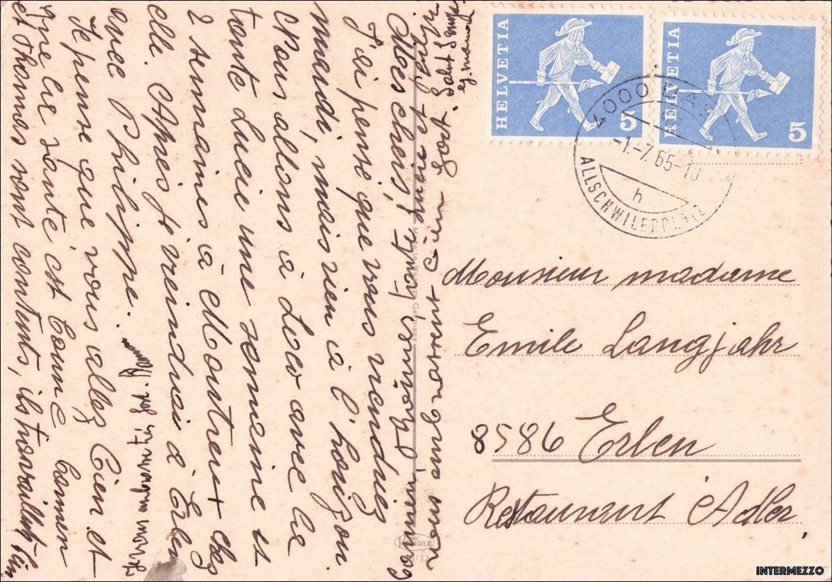 Cartoline postali: Katzen // Katzenkarte Humor 1 – Usato da Basel venduto da intermezzo12 1