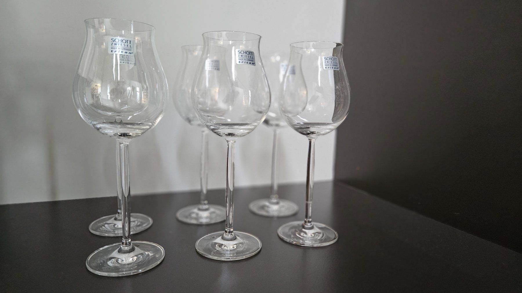 Zwiesel Bicchieri: 12 Süsswein-Gläser Schott Zwiesel – Nuovo e nell'imballaggio originale da Seengen venduto da babawid 4